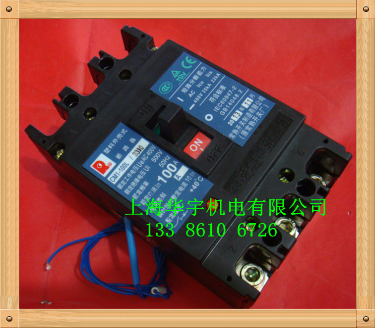 CM1-100L/3310塑壳断路器带分励16A 20A 32A 40A 63A 80A 100A