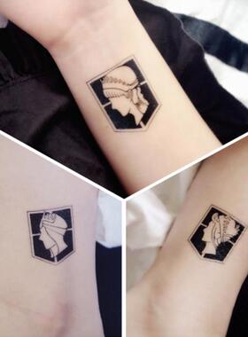 【女仆TATOO】特惠3张一套 进击的巨人城墙纹身贴 满24包邮