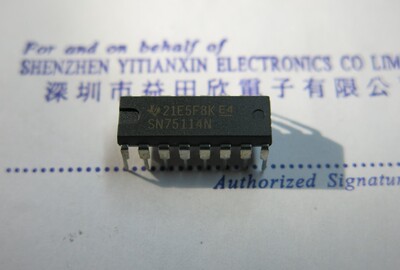 SN75114N TI驱动器 实体店经营品质保障！专业德洲仪器
