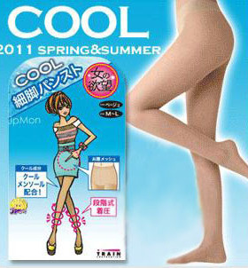 【闭店清仓】日本小猪袜升 美人Cool清凉阶段着压美腿瘦腿丝袜