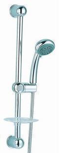 秒杀 摩恩（MOEN)可调式花洒滑杆带肥皂托盘211300杆 包邮