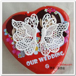 外贸拼布zakka拍照道具|手摇手缝花边 水溶百代丽花边 蝴蝶