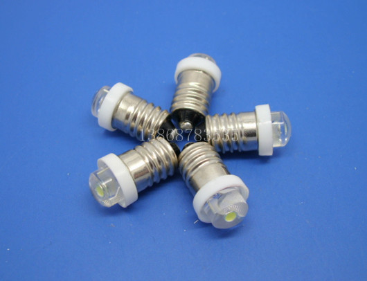 新型F8 草帽 LED 高亮白光 设备小电珠小灯泡 螺口E10 3V6V