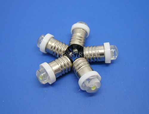 新型F8 草帽 LED 高亮白光 设备小电珠小灯泡 螺口E10 3V6V