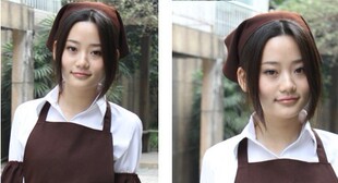 家居工作头巾 咖啡厅围裙 卡丹皇面料咖啡色 服务员头巾7095609