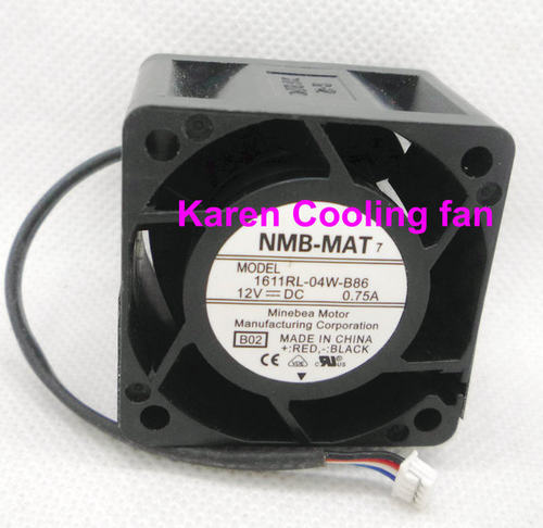 原装 NMB 4028 12V 0.75A 1611RL-04W-B86 4cm 散热风扇