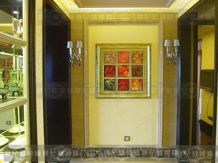 美式新古典风威尼斯拼图装饰画