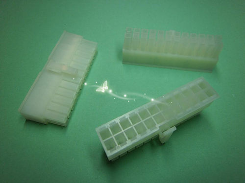 电脑CPU24P电源延长线 24P接插件 电脑汽车 24P公胶壳 5557端子壳