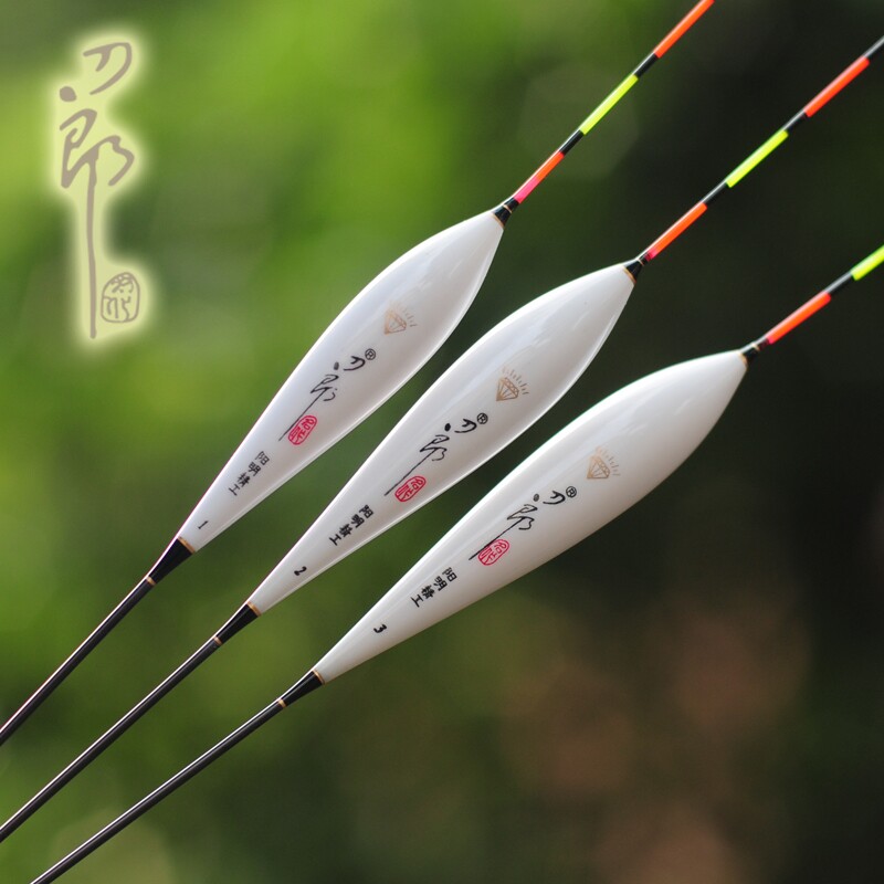 刀郎E9027碳化巴尔杉鲫鱼浮标二目加粗醒目底钓鲤鱼漂抗风浪野钓