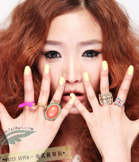 3ce韩国正品Stylenanda指甲油 nanda嫩黄色ye01（现货）