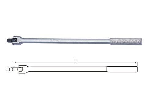 特价台湾NAN-YU F型强力板杆 可活动扳杆 弯杆套筒扳手加长加力杆