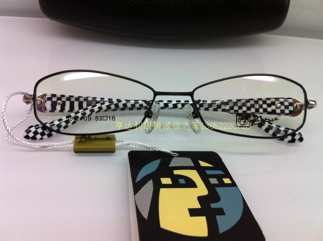 专柜正品 毕加索眼镜架 毕加索金属眼镜架 55-2109