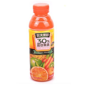 农夫果园 30%混合果蔬汁(胡萝卜+苹果+橙) 500ml/瓶