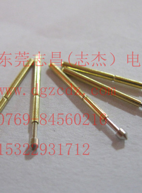 P50-E2铜测试针0#探针 测试探针 16.5mm 0.68精密 圆锥头 顶针