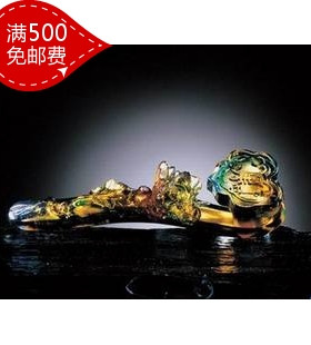 冲五钻 打折包邮 正品夏氏琉璃 C-006 古法琉璃摆件 富贵如意WW
