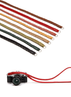 cam-in 意大利植鞣牛皮编织相机背带 真皮肩带 圆孔接口 CS206