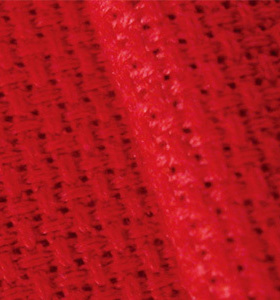 桔边14CT小格红色面料十字绣面料红色十字绣布红色145*66厘米