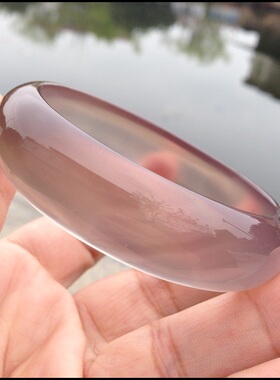 纯天然原石玛瑙生日礼物玉髓手镯