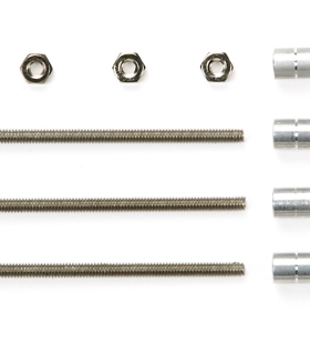 天地模型 田宫 15407 四驱车配件 40mm 黑色加硬渗碳螺丝