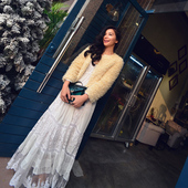 新款 羊羔毛欧美时尚 潮羊圈绒短款 can秋冬装 皮草短款 外套女百搭