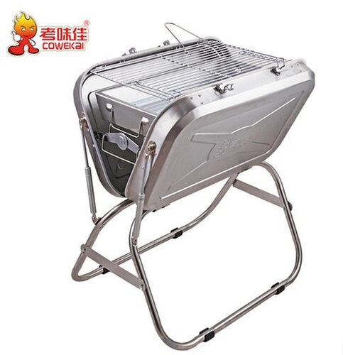 考味佳YF-8828便携式不锈钢烧烤炉福州火宴户外烧烤用品装配正品