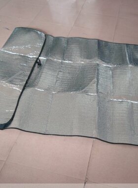 2*2米双面锡箔 铝镆防潮垫 地垫 野餐垫 帐篷垫 露营野营睡垫