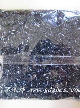 DIY管珠 2*4.5mm/6mm螺旋二分管珠450克 十字绣珠 手工串珠材料