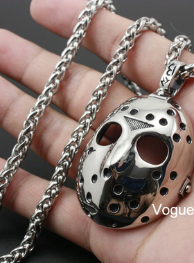 万圣节化妆舞会钛钢吊坠时尚饰品