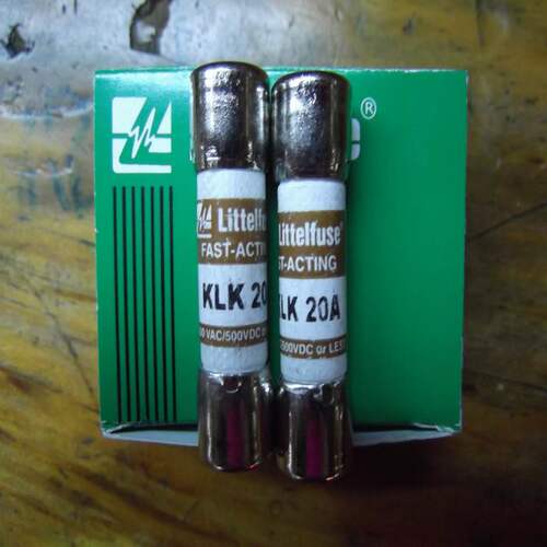KLK 20 快速熔断器保险丝陶瓷10X38 美国Littelfus 20A 600V