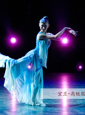 红果果演出服饰民间舞服起舞弄清影舞蹈服民族服饰古典舞