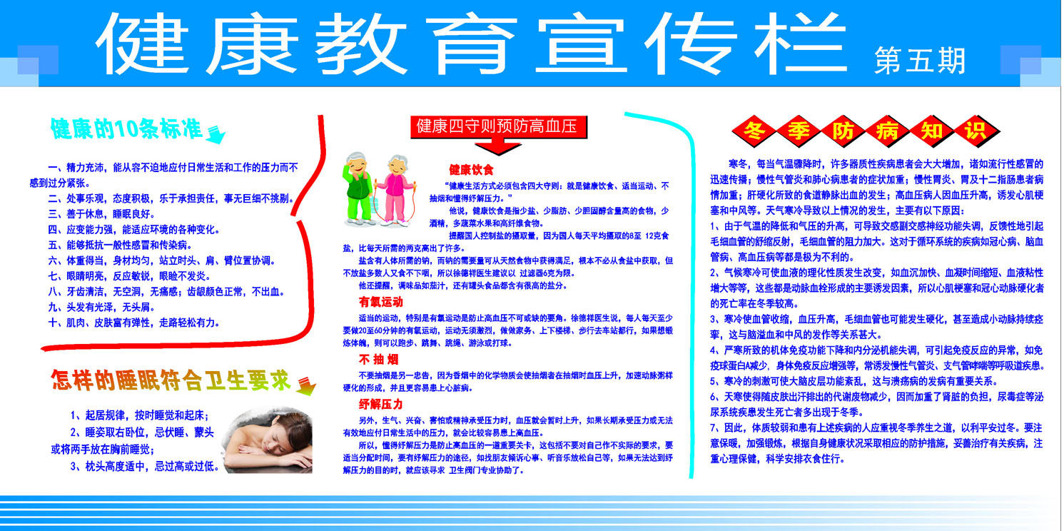 610海报印制海报展板素材224健康教育宣传专栏2