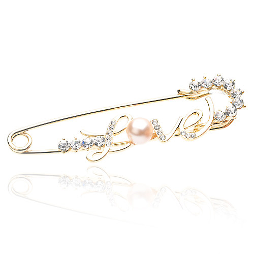 Broche femme en Zircon diamant - Ref 1176822 Image 1