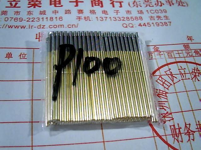 立荣华荣探针测试针P100-A3P25-A3平凹头直径:1.5MM长33.35MM 电子元器件市场 其它元器件 原图主图