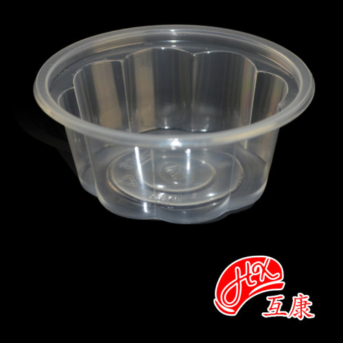 一次性布丁杯 150ml梅花形  新地杯 果冻杯
