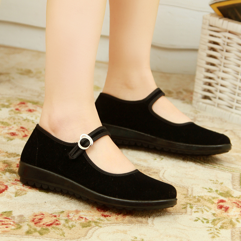 平底工作鞋正品老北京布鞋大码