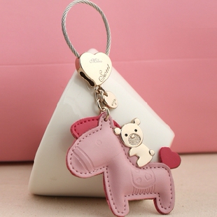 正品米勒斯钥匙扣 小马钥匙扣 汽车钥匙圈 包袋挂饰 创意马上礼品
