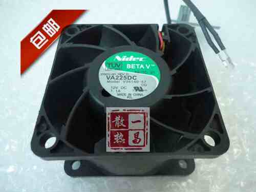 NIDEC VA225DC V35140-57 12V 1.1A 6038 6CM 滚珠轴承暴力风扇