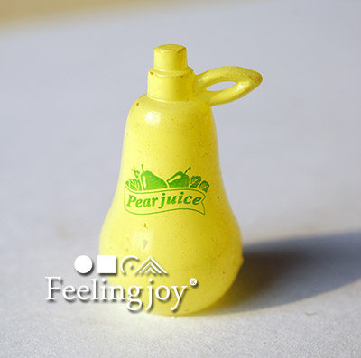 1:12 BJD娃娃配件模型 dollhouse迷你场景食玩 可爱梨形壶微瑕