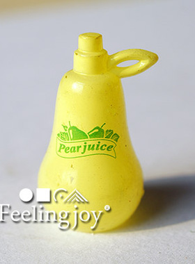 1:12 BJD娃娃配件模型 dollhouse迷你场景食玩 可爱梨形壶微瑕