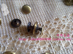 DIY手工饰品箱包皮包五金配件挂件14mm 18mm超薄双撞磁钮（1盒）