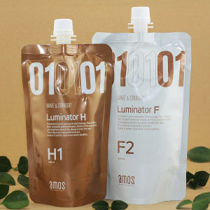 原装韩国爱茉诗AMOS丰盈亮泽离子烫发水 直发烫 拉直烫 健康发用