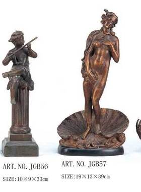 欧式古典工艺品纯铜雕塑精美摆设(拍前请咨询）家居摆设摆件金