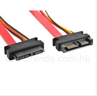 30厘米 7+6Pin笔记本光驱延长线 笔记本SATA光驱延长线 公对母