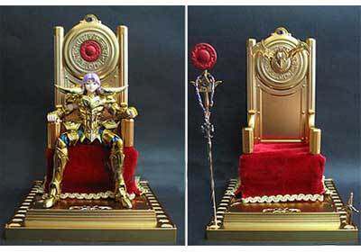 合金正品圣衣神话 圣斗士 豪华版 黄金 教皇椅宝座 超罕有