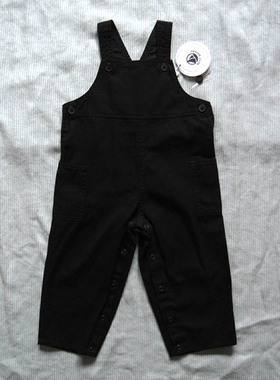 PETIT BATEAU SALOPETTE_深蓝色背带裤_熊组童装