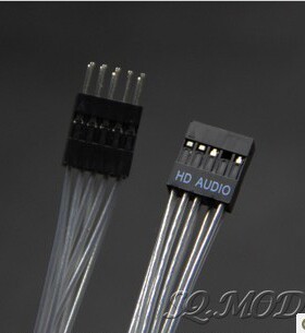 机箱前置音频延长线AC97/HDaudio50CM可精制定制镀银线热销