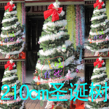 210cm两米圣诞树加密树两米一大树圣诞节七尺树工厂公司店铺布置