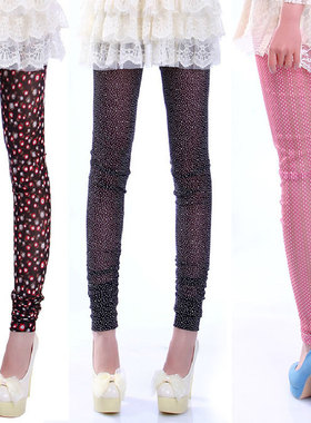 清仓包邮 宝娜斯 公主款网纱拼接打底裤98124 九分小脚裤98126