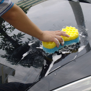 爱车屋 精品 洁车洗车双色珊瑚/海绵宝 I-1012