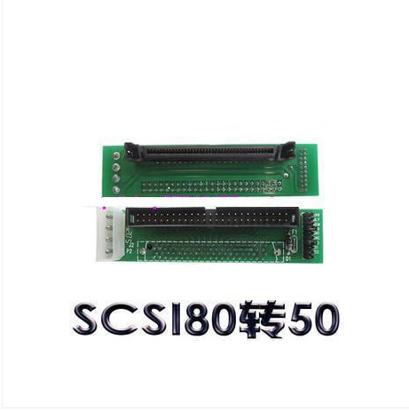 80针SCSI硬盘专用 SCSI硬盘转接卡 80pin转IDE50转接头SCA80 电子元器件市场 SCSI卡 原图主图